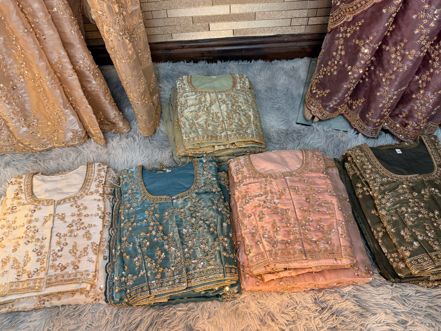 New viral organza saree with full heavy blouse